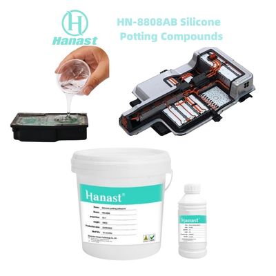 kaufen Transparente elektronische Verhärtung Silikon-Potting-Verbindung Flexibler Klebstoff ODM Online-Herstellung