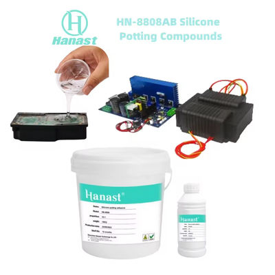 Niestandardowe 10:1 Silicone Potting Compound Glue Gel Isolation Czarny płyn