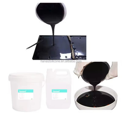 Waterproof Rtv Potting Compound For Battery Led Driver Power Module Thermal Conductive Potting Glue Black China Silicone Supplier Customzation Acceptable