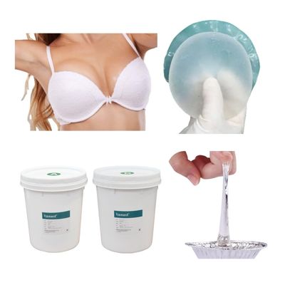 Silicone a base di platino a base di gel di silicone squishy per pad mammarie femminili