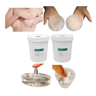 OEM 25kg gomma silicone Squishy Gel per il tono della pelle cerotto del seno