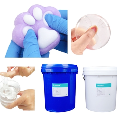 1:1 Liquid Silicone Gel Material With Good Physical And Chemical Properties Oil Resistance And High-Temperature
resistance Stress Relief Toys Making