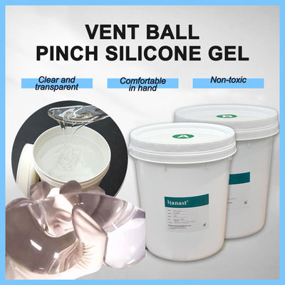 Squishy Silicone Gel OEM 25KG Rubber Silicone Squishy Gel For Skin Tone Breast Pad Patch