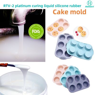 Platinum Cure Silicone Rubber Hardness 0-50 and Mix Viscosity 800-20000cps for Superior Curing Performance