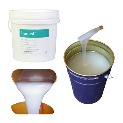 Bulk Liquid Silicone 100:2 Tin Cure Silicone Translucent Rtv 2 Molding Silicone Rubber For Molds Heat Cured