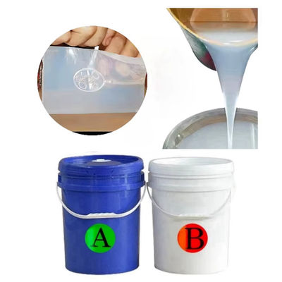 Food Grade Silicone AB Component  Platinum Cured Silicone Transparent Liquid Silicone Rubber For Chocolate Mold, Candy Mold, Cake Mold