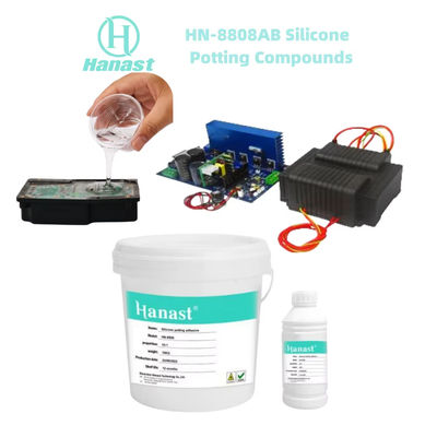 Flexible Potting Compound 1:1 Silicone Potting Material For PCB EV Battery Power Module Electronic Potting Gel